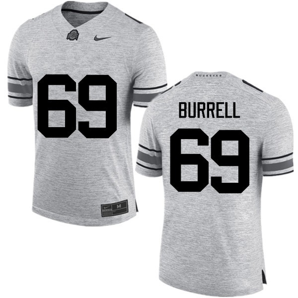 Ohio State Buckeyes #69 Matthew Burrell Men High School Jersey Gray OSU27375